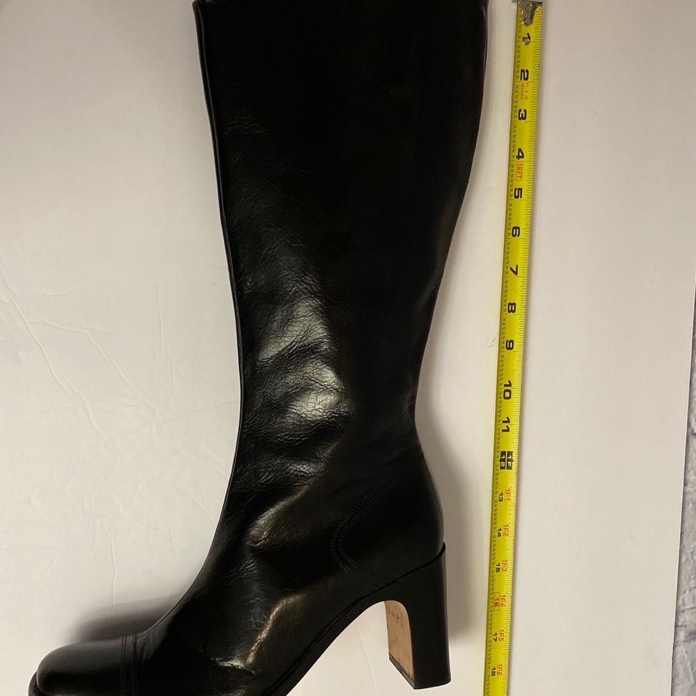 NEW Vero Cuoio Black Leather Boots - Picture 7 of 9